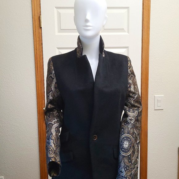 Laveer Revelry Jacket with Printed Sleeves - Picture 1 of 4